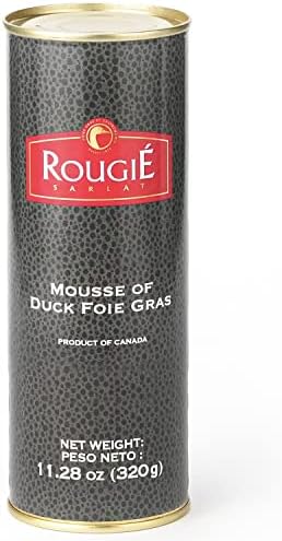 Rougie France (Round Tin) Mousse Of Fully-cooked Liver Foie Gras, 11.2000-Ounce Cans