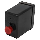 Aexit Valvola di controllo del pressostato del compressore d'aria Rivestimento esterno in plastica Sheel Black ID: 989315