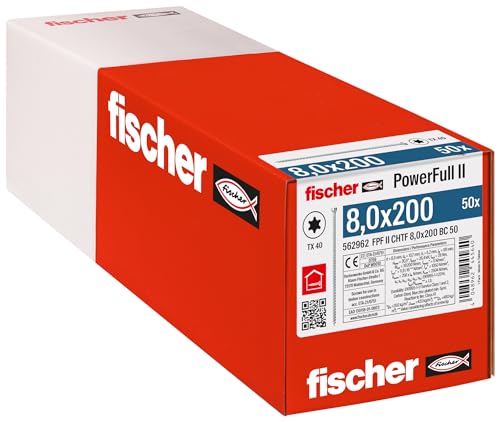 Fischer PowerFull II Vollgewindeschraube 8x200 mm