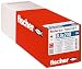 Produktbild fischer PowerFull II 8,0 x 200, Premium Vollgewindeschraube (50 Stk.) mit innovativer Spitzengeometrie, Stahlschraube für tragende Holzkonstruktionen mit Zylinderkopf, vermindert Spaltrisiko