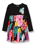  Desigual Vest_córdoba Robe décontractée Fille,Noir , 9/10