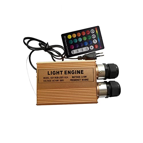 STRAFBRG 3 2W RGB LED Motor de luz fibra óptica con 24 llave. IR Control remoto Express Envío gratis,Instalación sin fisuras