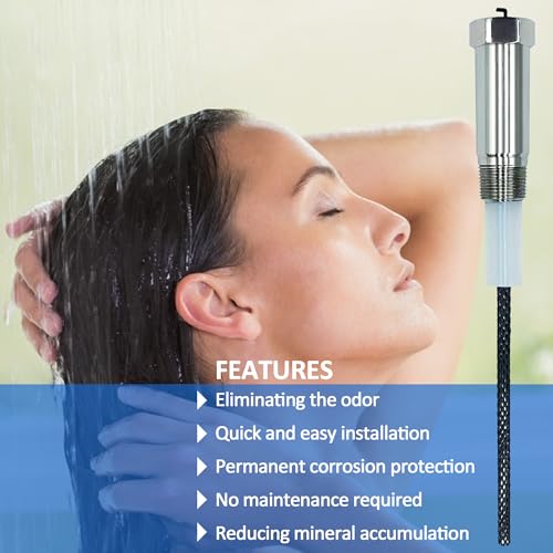 FunLake Water Heater Titanium Anode Rod – 20-Year Lifespan, Removes Water Odor, Fits 40-89 Gallon Tanks, Includes Wrench, Revolutionize Your Water with Our High-Efficiency Mesh Water Purification Rod - Thumbnail 5
