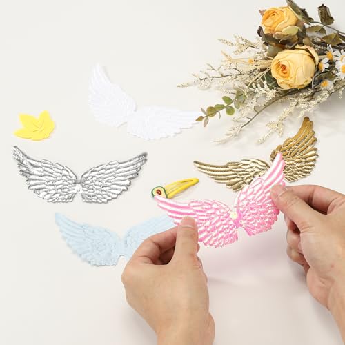 Alas de ángel para manualidades en decoración de mochilas escolares y vestidos de fiesta 6