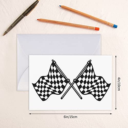 Zimbro Checkered Flags Race Flag Thank You Cards, Birthday Cards, Valentine's Day Cards, Memorial Cards And Party Invitations. #TOP5