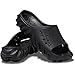 Crocs Unisex-Adult Echo Slides, Black, 9 Women/7 Men
