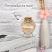 Imagen de Dinikally Tarro personalizado para luna de miel con texto regalo para bodas compromiso viaje arena botellas de vidrio
