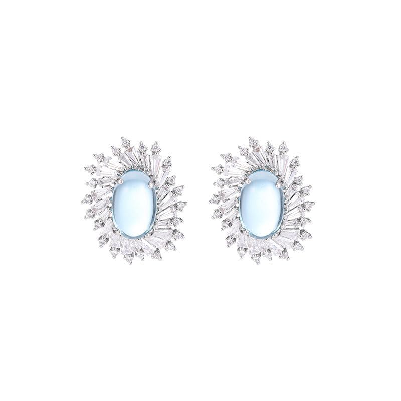 Boucles d'oreilles moissanite Or 14 carats, un éclat de prestige géométrique au quotidien