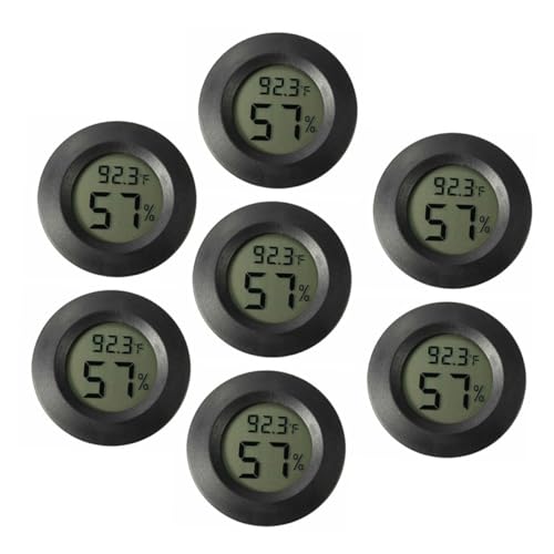 SUPVOX 7-Piece Set Reptile Humidifier Digital Terrarium Thermometer Humidity Gauge