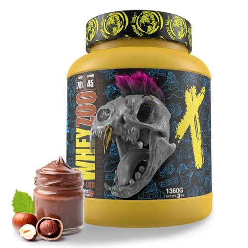 WHEYZOO de Zoomad Labs | 100% Whey Proteína en Polvo Pura | Tonifica y aumenta la masa muscular | Protege músculos y ayuda a la recuperación de los tejidos fibrosos - 1360g (Choco Latte)