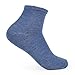 Keds Women's Quarter Socks 6-Pack - All-Day Comfort with Soft Flat Knit Design, Perfect for Active Wear and Everyday Use, Denim Blue Assorted
