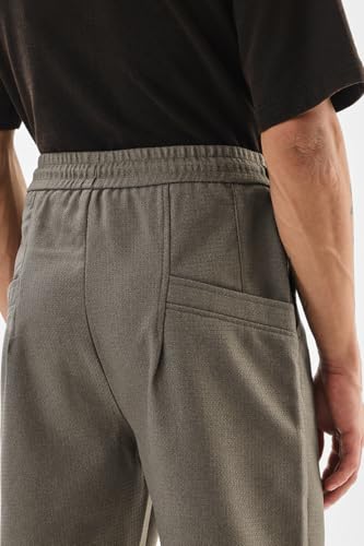 Image of SNITCH Men Chinos | Slim Fit Mid Rise Solid Pattern | Cotton Blend with Medium Stretch & Smooth Texture | Button & Zip Closure for Casual & Street Wear