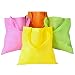 50 pcs Assorted Color Non-Woven Polypropelyne Tote Bags