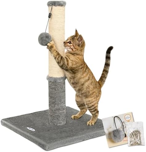 Happi N Pets Cat Scratching Post — shown in a real home setting for scale