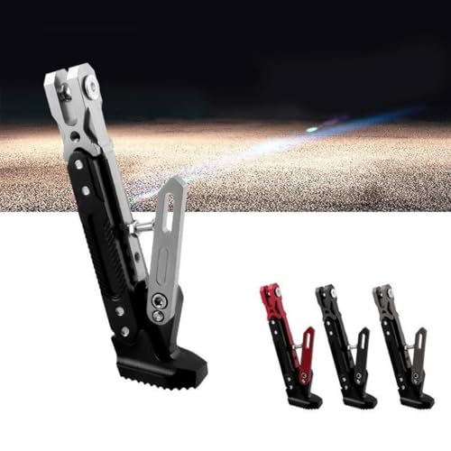 Béquille latérale de moto universelle réglable en aluminium pour scooter et moto modifiée - 6