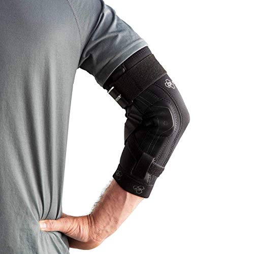 Donjoy Performance Bionic Elbow Brace Ii - Large - Maximum Hinged Support For Elbow Hyperextension, Ucl, Tommy John Ligament Injury, Dislocated Elbow For Football, Lacrosse, Rugby, Basketball #TOP2
