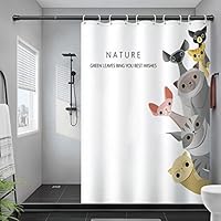 Amazon｜CFGZC シャワーカーテン 半透明カーテン カラー9 180*200