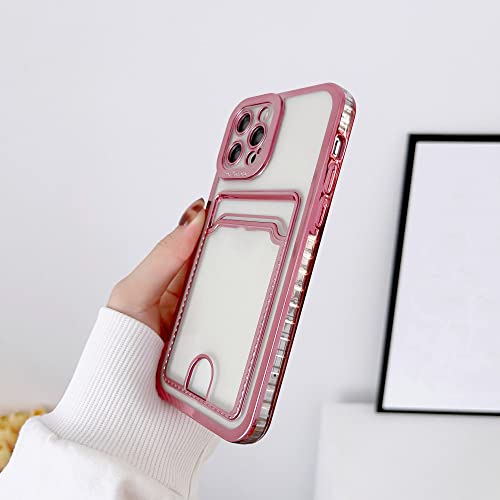 Coque silicone antichoc iPhone 7 Plus avec bumper de protection et porte-carte