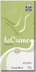 Tablete LaCreme Choco Branco com Pistache 100g Cacau Show