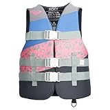 ROXY Women’s Life Jacket, USCG Approved Type III PFD, Light-Weight EPE Foam Life Vest for Wakeboarding...