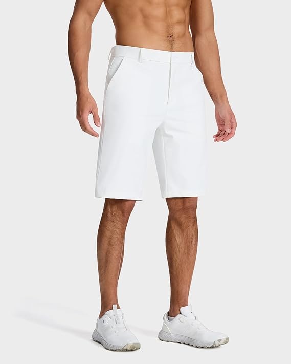 Men's Classic Fit 7/9/11 Inch Golf Shorts Lightweight Long Stretch Hiking Short with 4 Pockets for Casual Work - Image 2