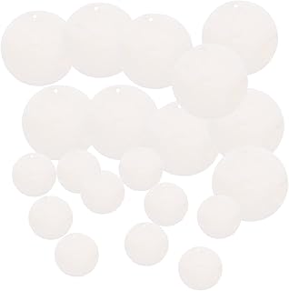 Parliky 20 Pçs Peças De Concha De Campânula Fatias De Pingente Fecho Para Colar Contas Brancas Brincos Brancos Enfeite Artesanato Peças De Concha Contas Fatias De Concha Natural Faça Você