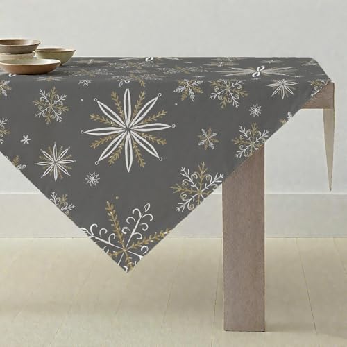 ViaElayu Tischdecke Weihnachten Weihnachtsdeko Klein...