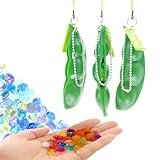Volscity Fidget Sensory Bean Toy,Squeeze-a-Bean,Soybean Stress Relieving Chain Toys,Edamame...