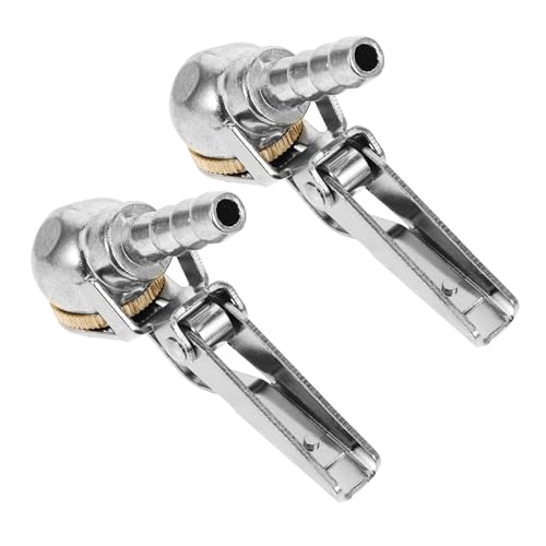 SOESFOUFU Valve Chuck for Air Compressor Car Tire Inflator Gauge 2 Pack Air Chuck Adapters