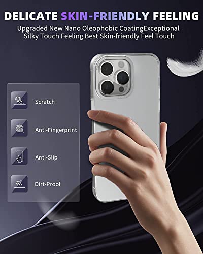 Image of eller sante SAN Pedro Frosted for iPhone 14 Pro Case Cover, 6 Feet Drop Protection, Shockproof, Scratch Resistant, Slim, Thin, Compatible with iPhone 14 Pro Back Cover - White