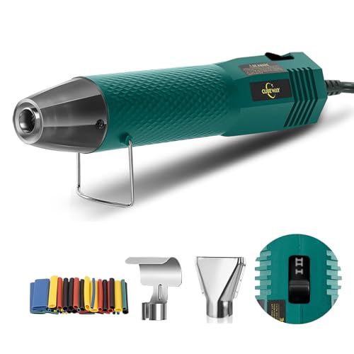 350W Heat Gun 2-Temp 392°F/662°F Hot Air Gun for Crafts & Shrink Tubing