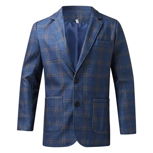 Men's Suit Jacket Blazer Tuxedos Jackets Party Sport Coats Casual Plaid Slim Fit Single Breasted Blazers4