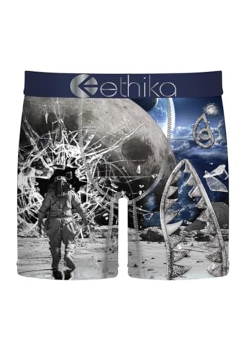 Ethika Mens MID Boxer Brief | BMR Moon Shatter
