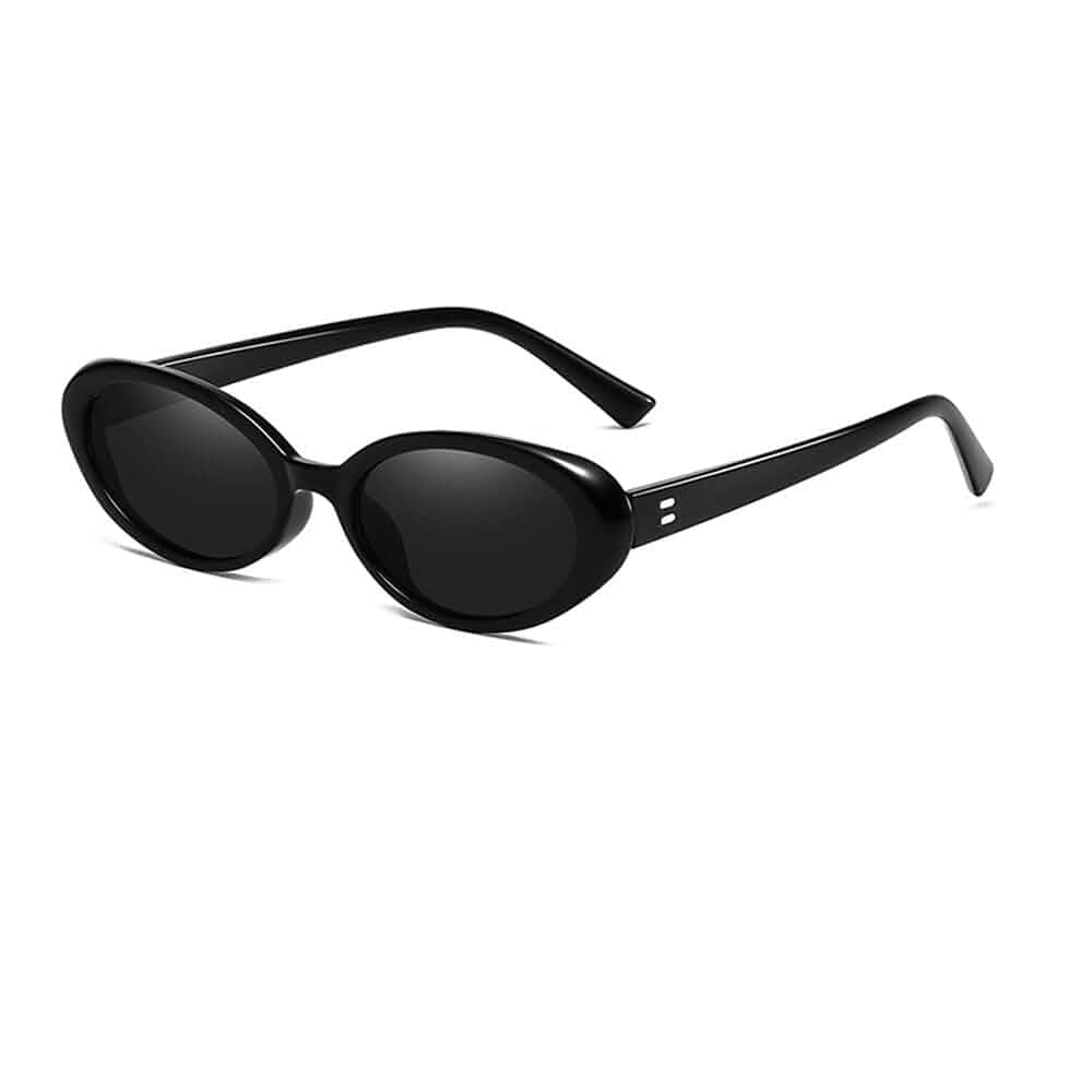 Ridering Retro Oval Sunglasses for Women and Men,Vintage Cat Eye Sunglasses UV Protection for Outdoor Wear Adult