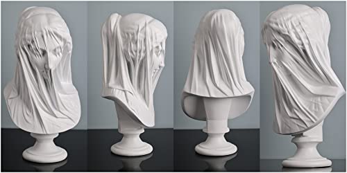 Busto Virgen María 13 pulgadas en Resina miniatura 4
