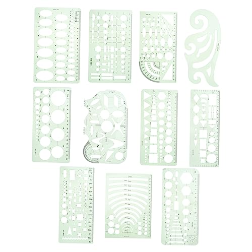 Règle géométrique plastique graduée pour une mesure précise en dessin