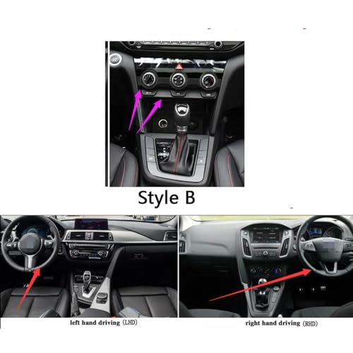 Protéger console centrale Hyundai Elantra AD adhésif carbone argent 3D - 3