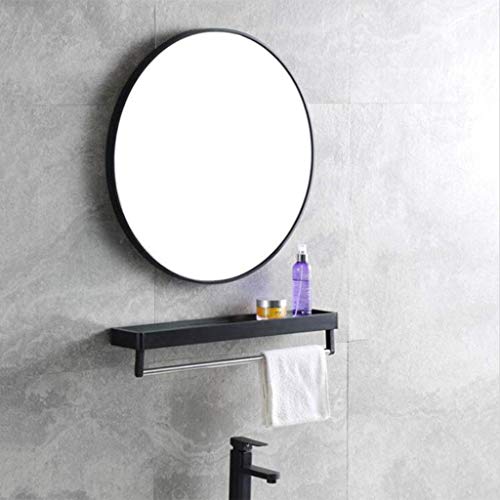 Miroir rond multifonctionnel mural suspendu résistant humidité salon - 3