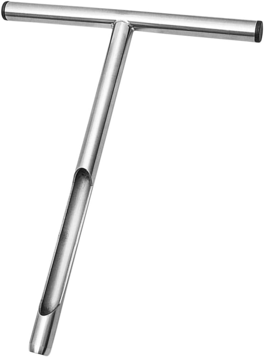 Stainless Steel Soil Sample Probe T Handle Soil Sampler for Lawn and Garden Durable Heavy Duty Tool Ergonomic Design for Convenient Use