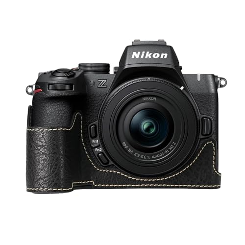 ニコン 用 NIKON Z50II 用 カメラ ハーフケース BEADY z50 ii 専用 カメラ ケース Z50 II z50ii カバー Z50 2代 PUレザー 保護ケース ブラック