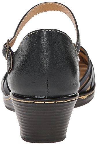 Comfortiva Tatianna - Soft Spots - Sandals for Women - Leather Upper - Adjustable Ankle Strap - Lightweight Navy 6.5 M (B)3