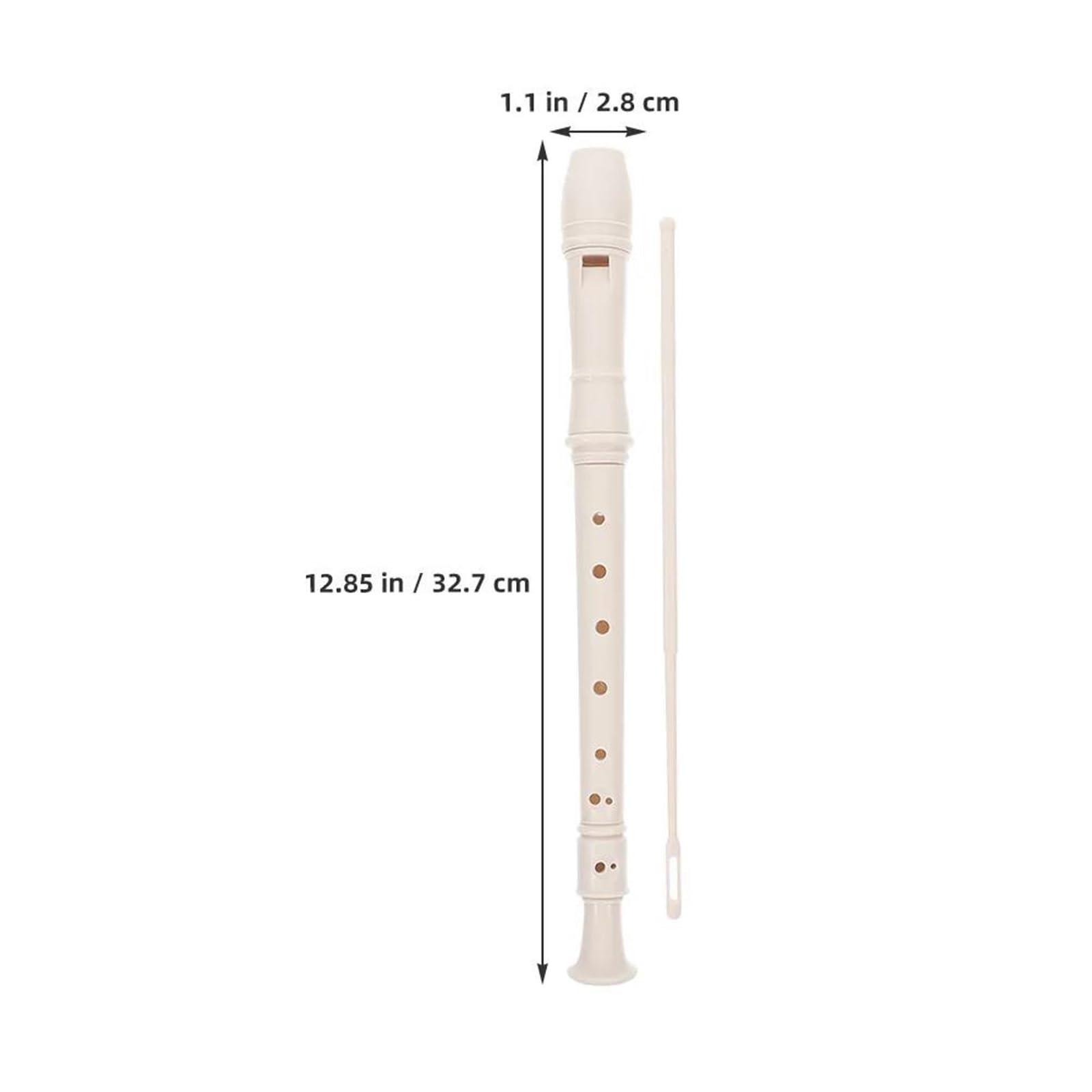Flauto Dolce 6 Set Di Flauto Dolce Soprano Tedesco A 8 Fori | Leggero, dimensioni compatte, il registratore è facile da usare e trasportare.