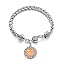 He is Risen Orange Chevron Patterned