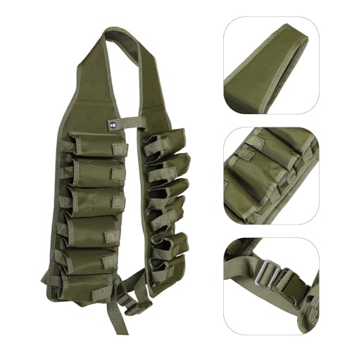 Cinturón de lona Alipis resistente con múltiples bolsillos para camping 7