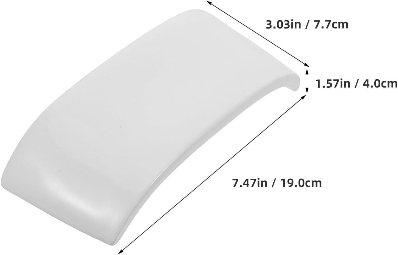 Ceramic Urinal Tank Topper: Polished Sturdy Ceramic Lid Replacement - Toilet Tank Cover Accessory - Perfect For Commercial And Public Restrooms