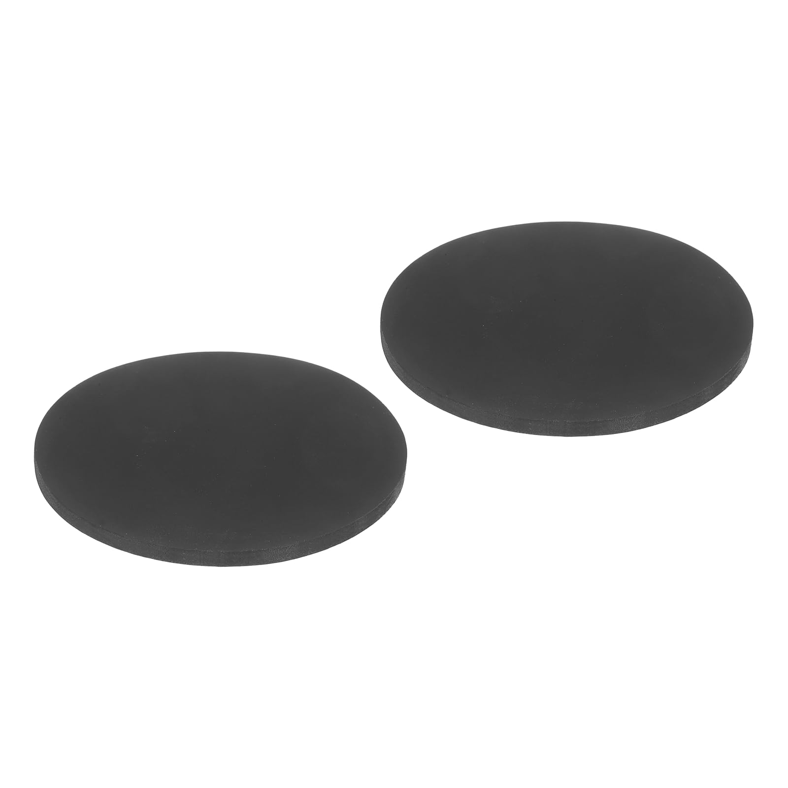 sourcing map 2 Pcs Non Slip Furniture Pads, 40/7" (145mm x 5mm) Self Adhesive Furniture Grippers Rubber Anti-Scratch Feet Round Chair Leg Pads Floor Protectors for Hardwood Floor, Black โ image 1