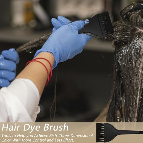 4 PCS Balayage Highlighting Board and Highlighting Brush Kit, 1 Hair Dye Brush and 3 Balayage Highlighting Board with Teeth Hair, for Hair Dye, Hairstylist Accessories Brushes - Thumbnail 7