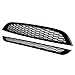 Anzios Replacement for 2002 2003 2004 2005 Mini Cooper R50 R52 Convertible S R53 Front Upper+Lower Bumper Glossy Black Mesh Grilles Airflow MC1200101, 51137026202, AT07015GA, BM021138000
