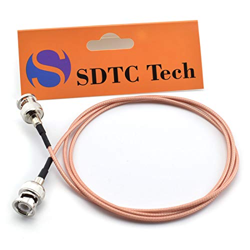 Sdtc Tech Bnc Male To Bnc Male Hd-Sdi Cable Rg316 Rf Coaxial Coax Antenna Pigtail Jumper 50 Ohm Bnc Connector Adapter (3 Feet/1M) #TOP2