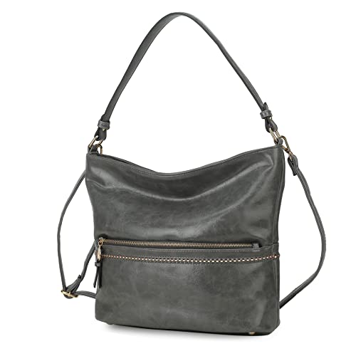 Image of MKF Collection Shoulder Bag for women Vegan Leather Hobo Bag Crossbody Bag purse by Mia K